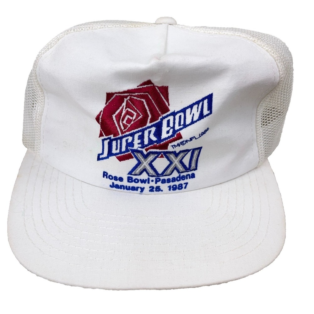 Vintage‎ New York Giants Trucker Hat Snapback Sports Specialties Super Bowl XXI